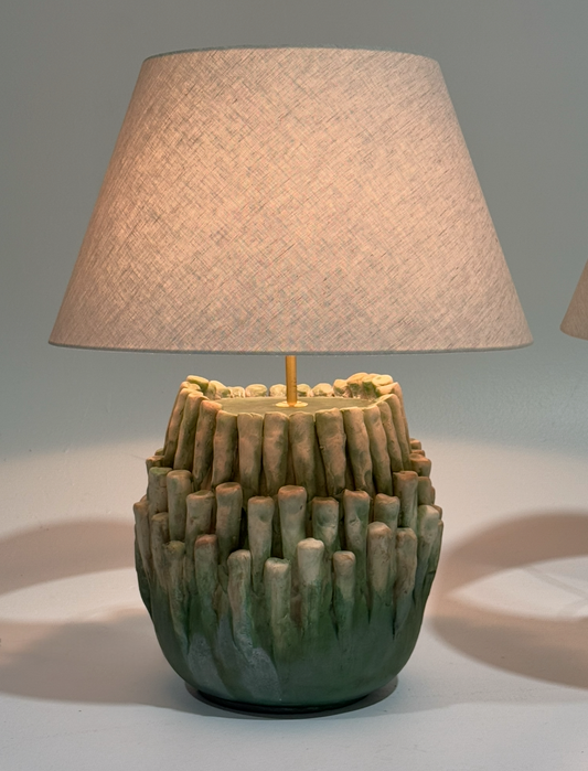 Vintage Italian Plaster Table Lamp