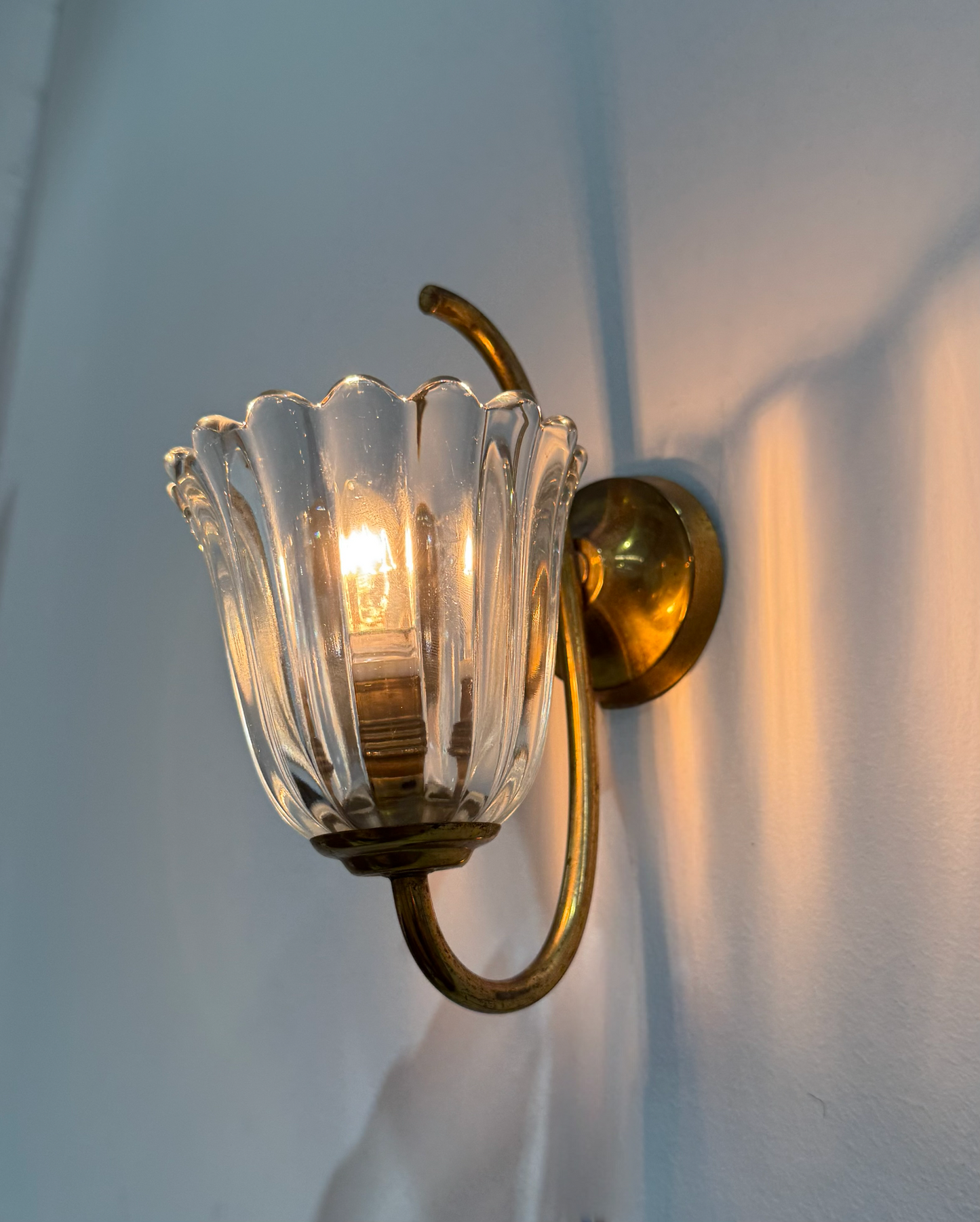 Pair of Murano Wall Lights by Barovier