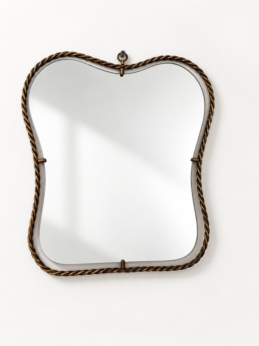 1950’s Italian Brass Mirror