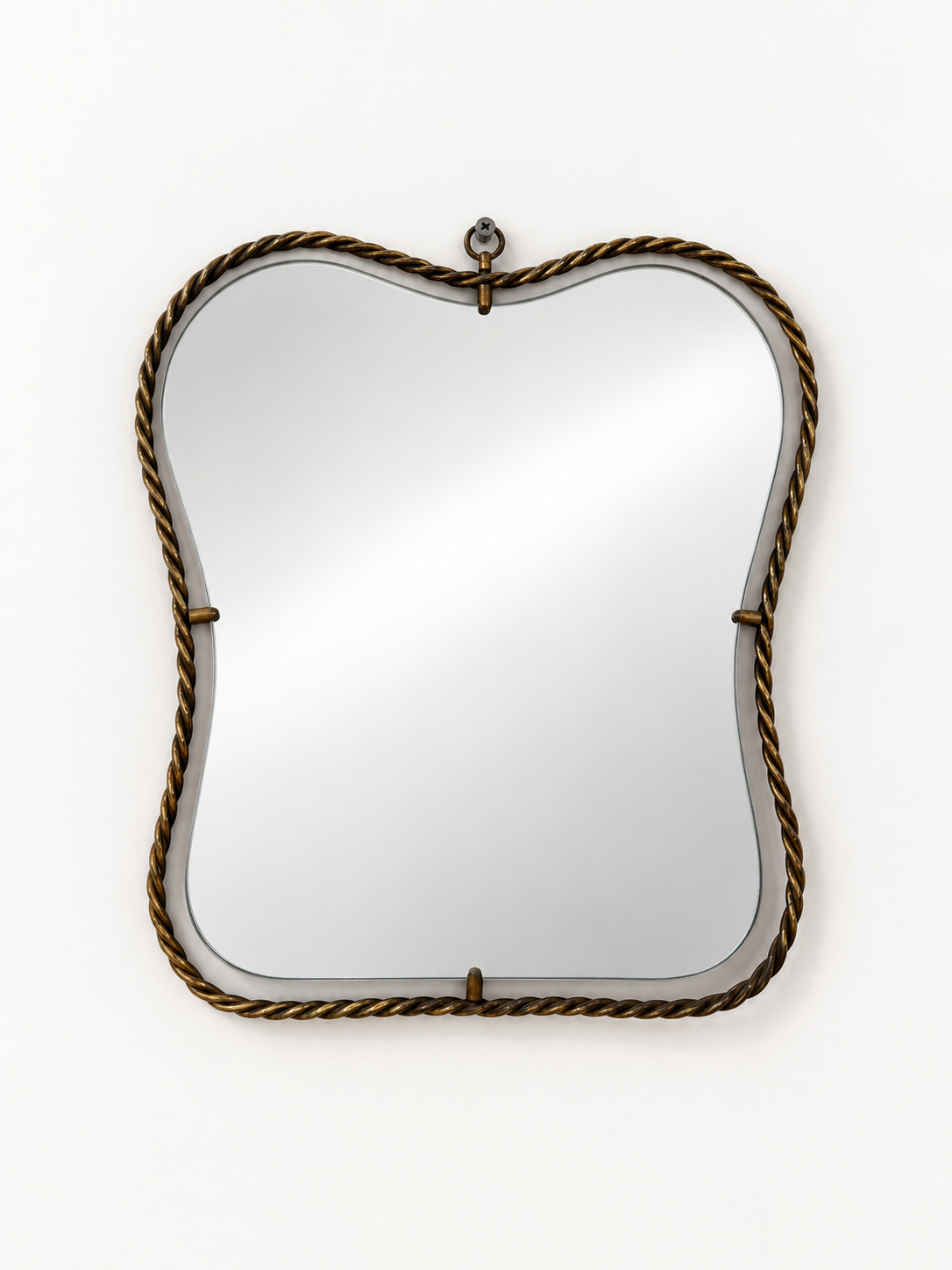 1950’s Italian Brass Mirror