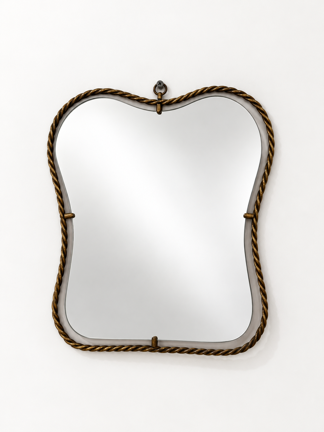 1950’s Italian Brass Mirror