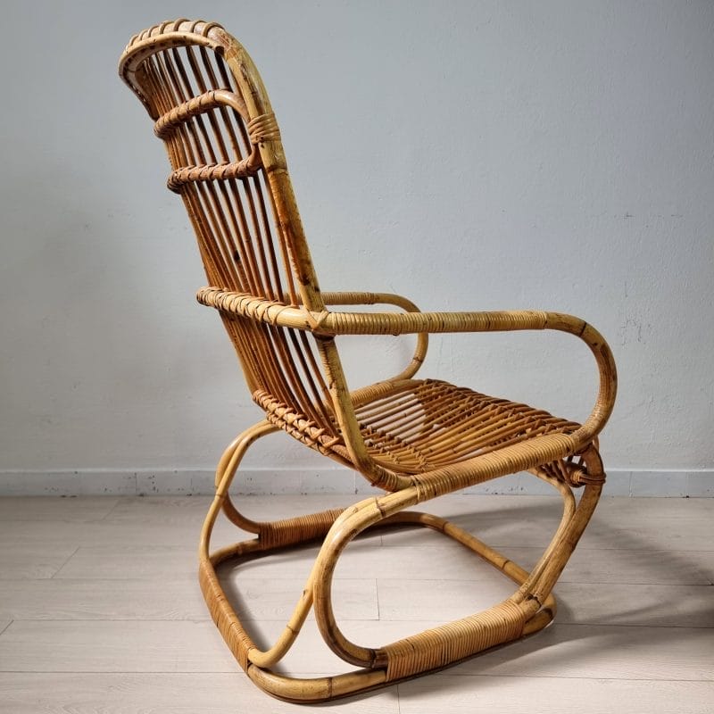PRE ORDER: Italian Bamboo Armchairs by Bonacina - Two Available
