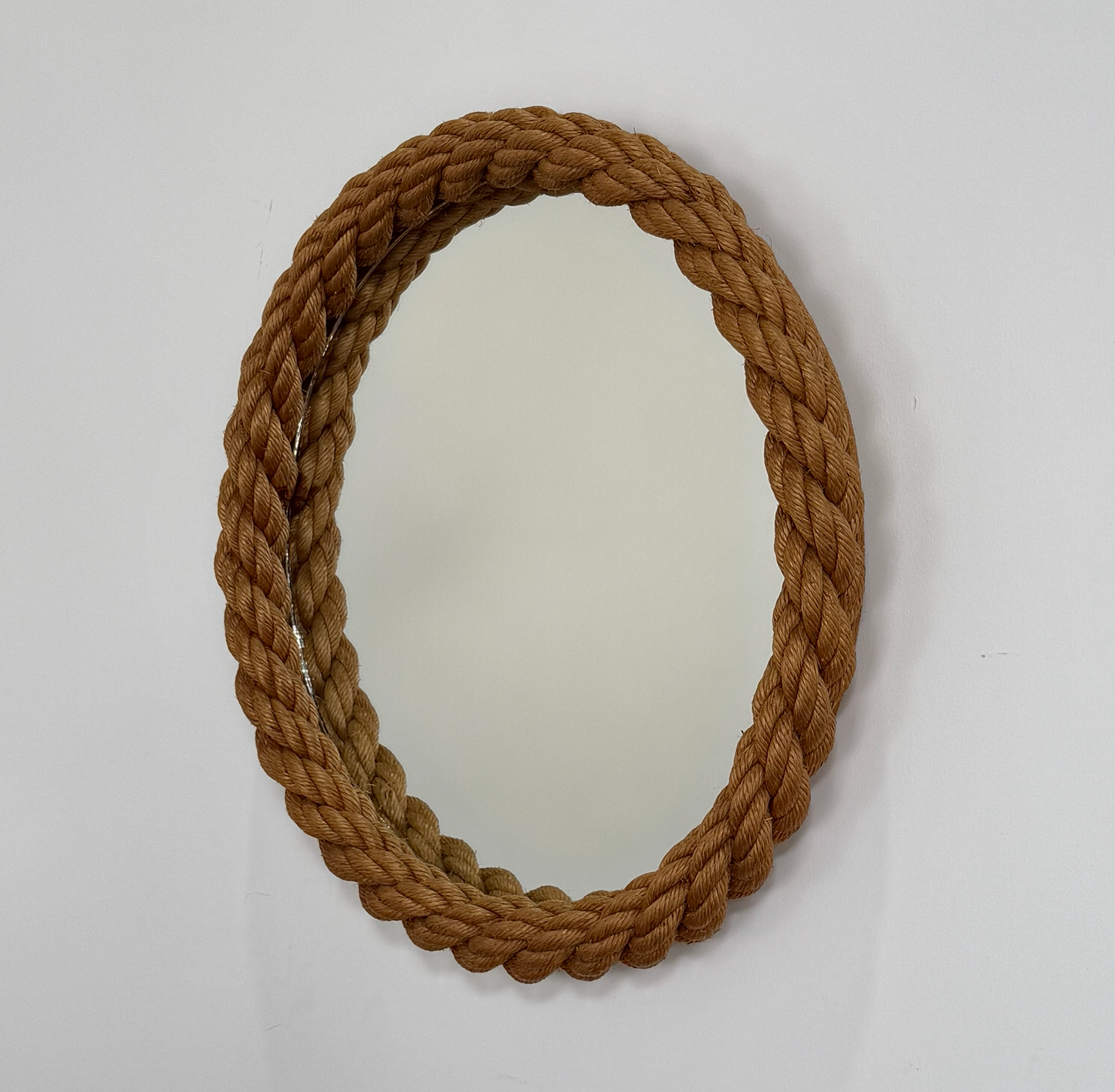 1960’s French Rope Mirror by Audoux Minet