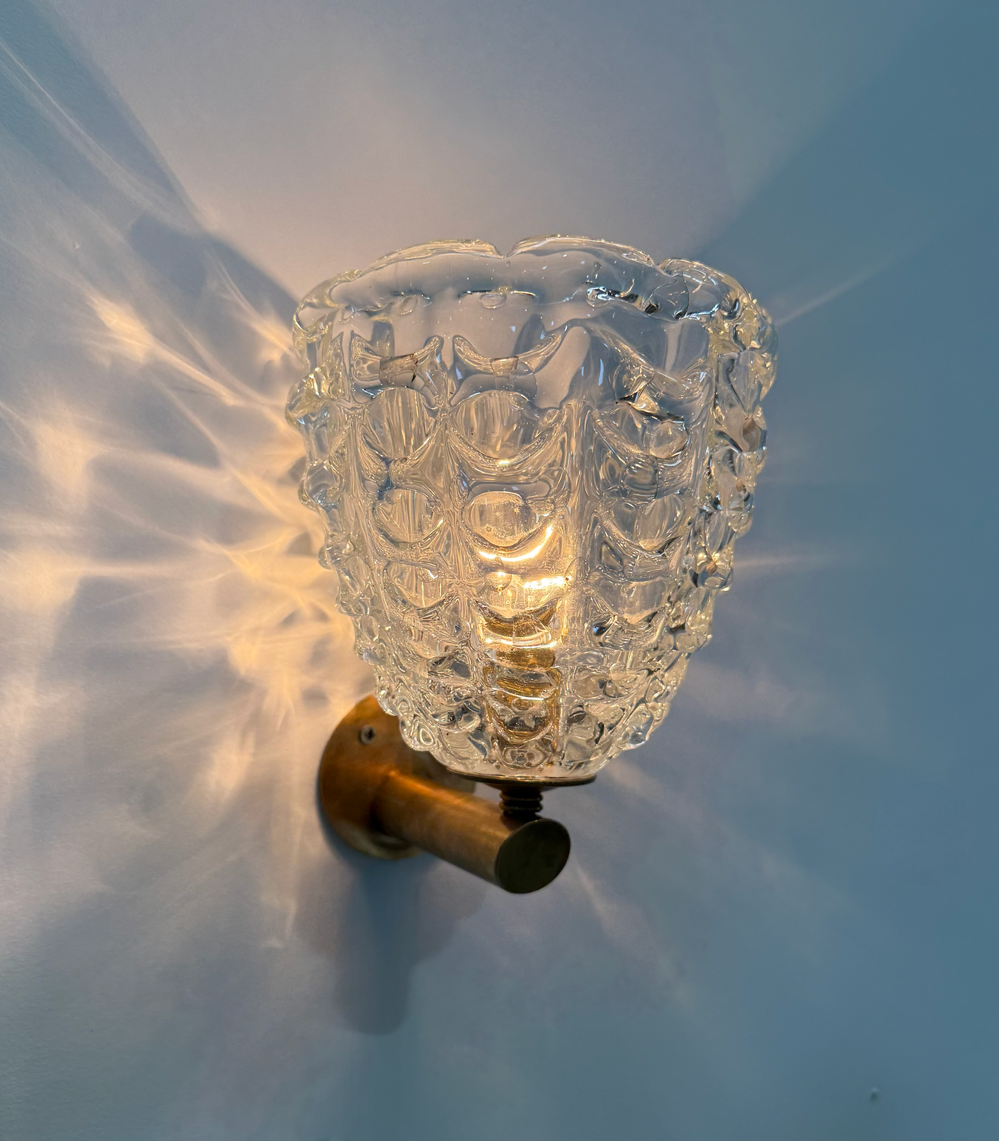 Vintage Scalloped Barovier Wall Light