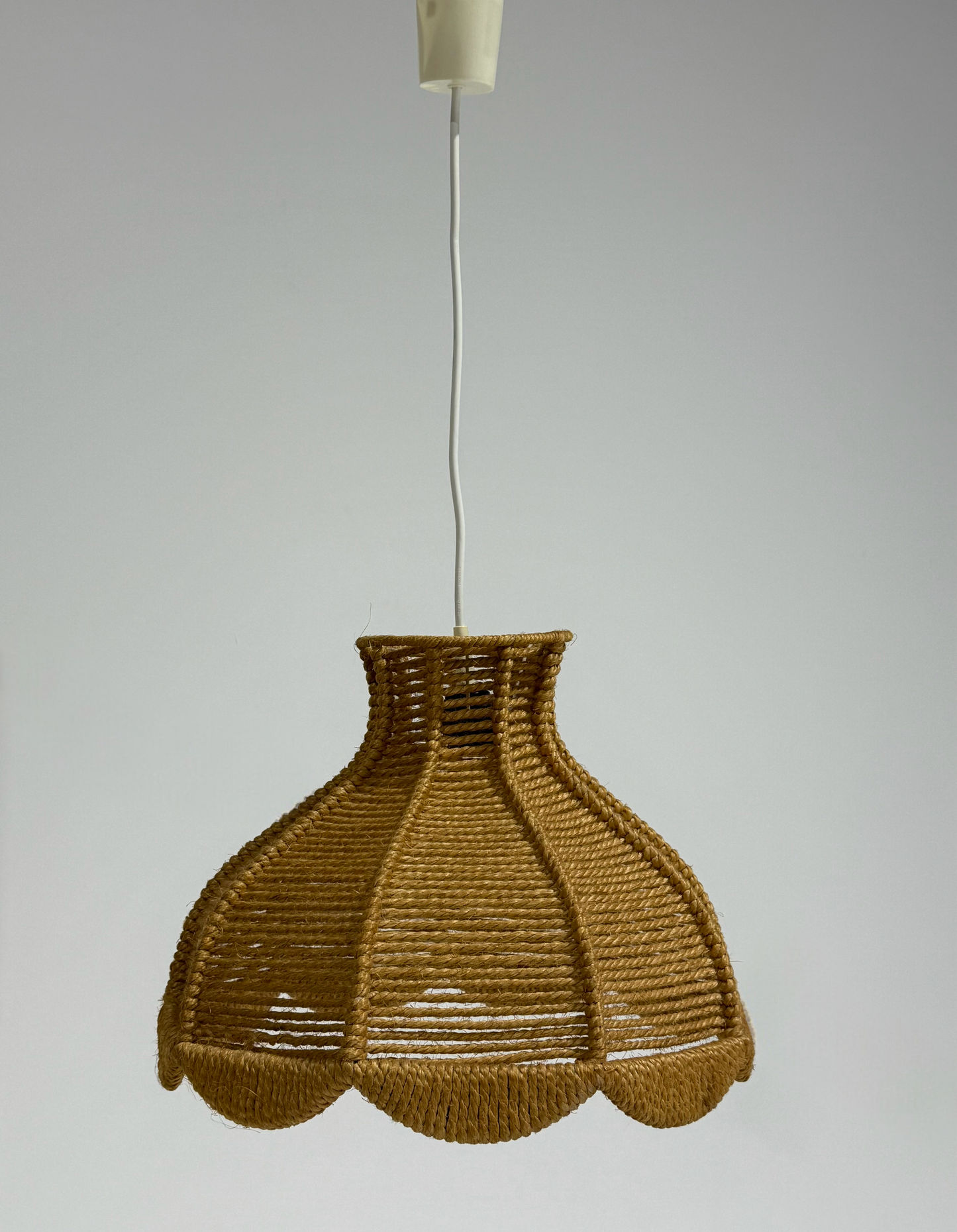 Vintage French Rope Pendant