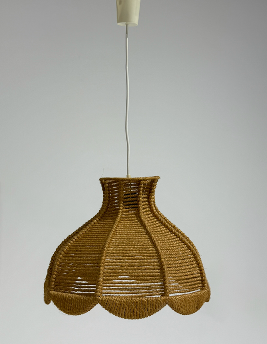 Vintage French Rope Pendant