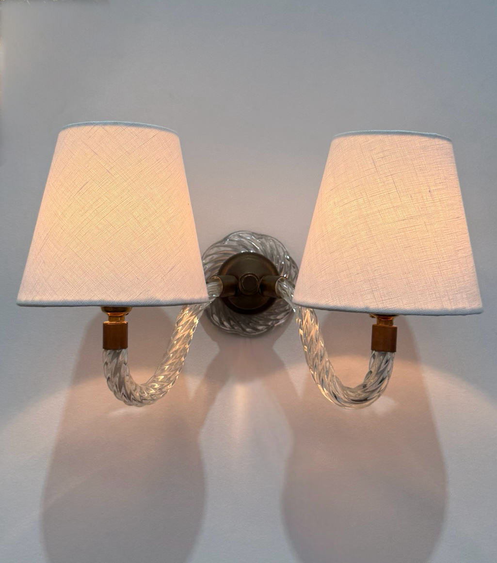 Pair of 1960’s Murano Wall Lights