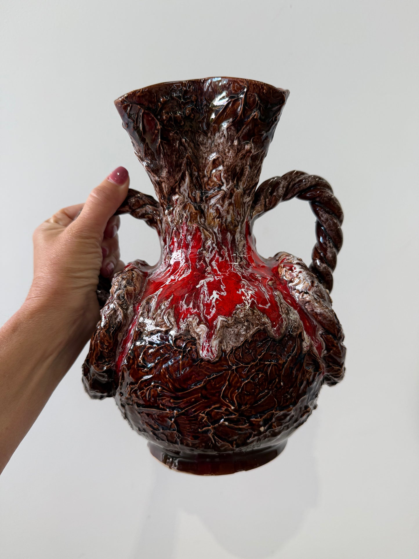 French Vallauris Ceramic Vase