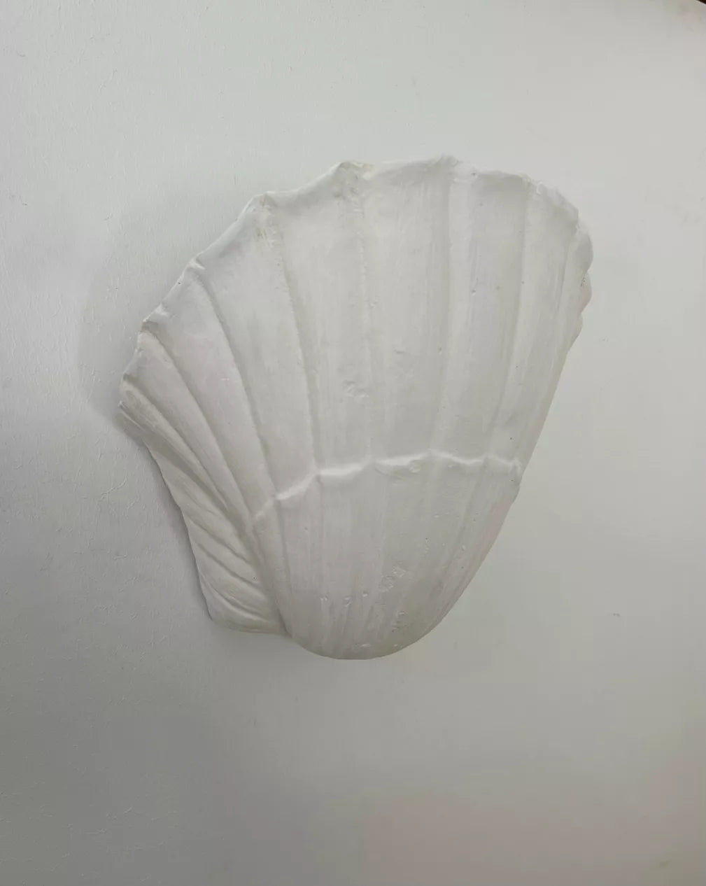 1970’s French Plaster Shell Wall Light - Four Available