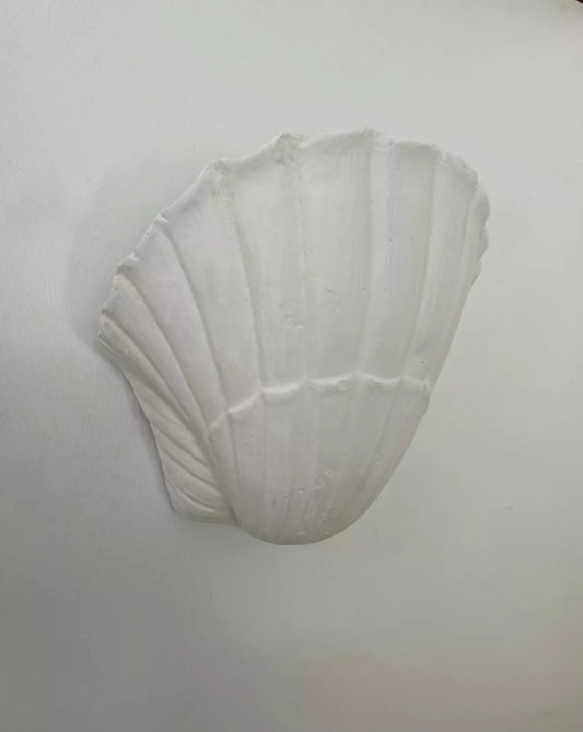 1970’s French Plaster Shell Wall Light - Four Available