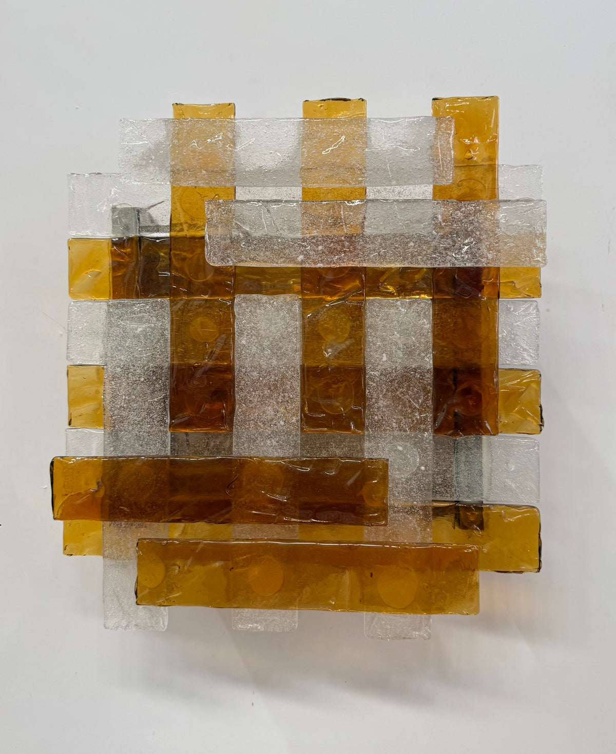 Large Murano Glass Wall Light by Poliarte
