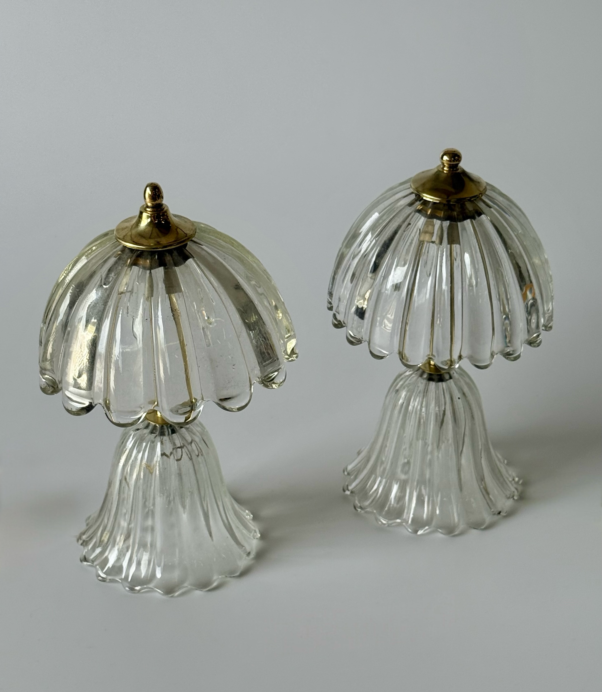 PRE-ORDER: Vintage Italian Murano Glass Table Lamp - Two Available