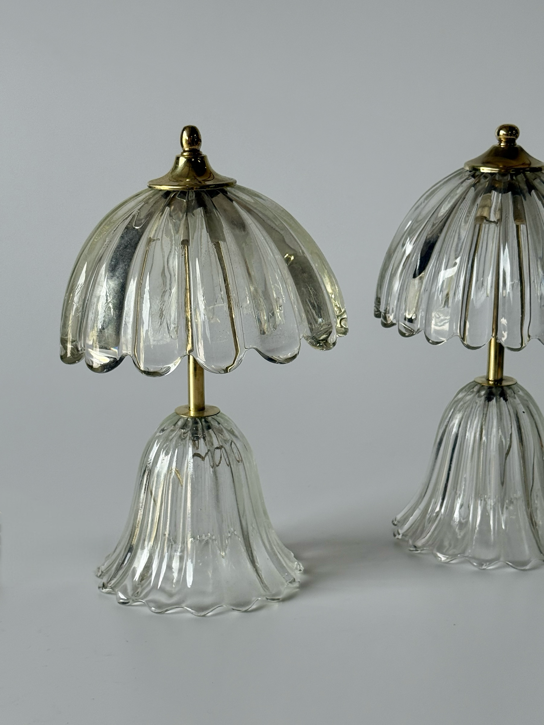 PRE-ORDER: Vintage Italian Murano Glass Table Lamp - Two Available