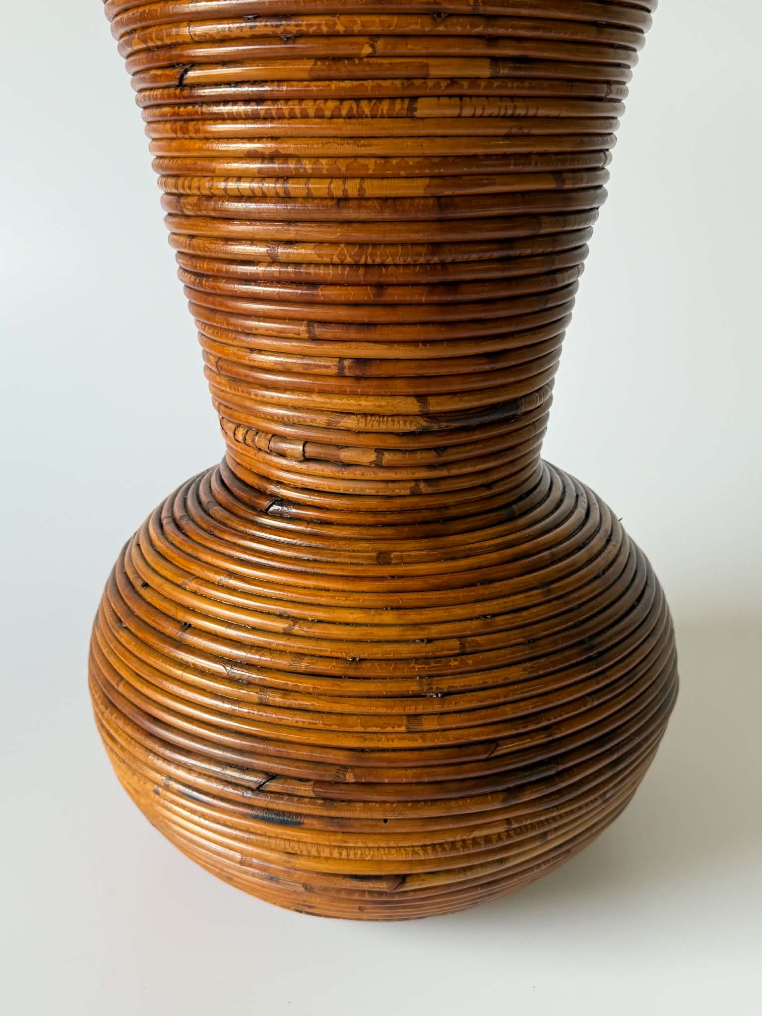 PRE-ORDER - Italian 1970s Bamboo Pencil Reed Vase
