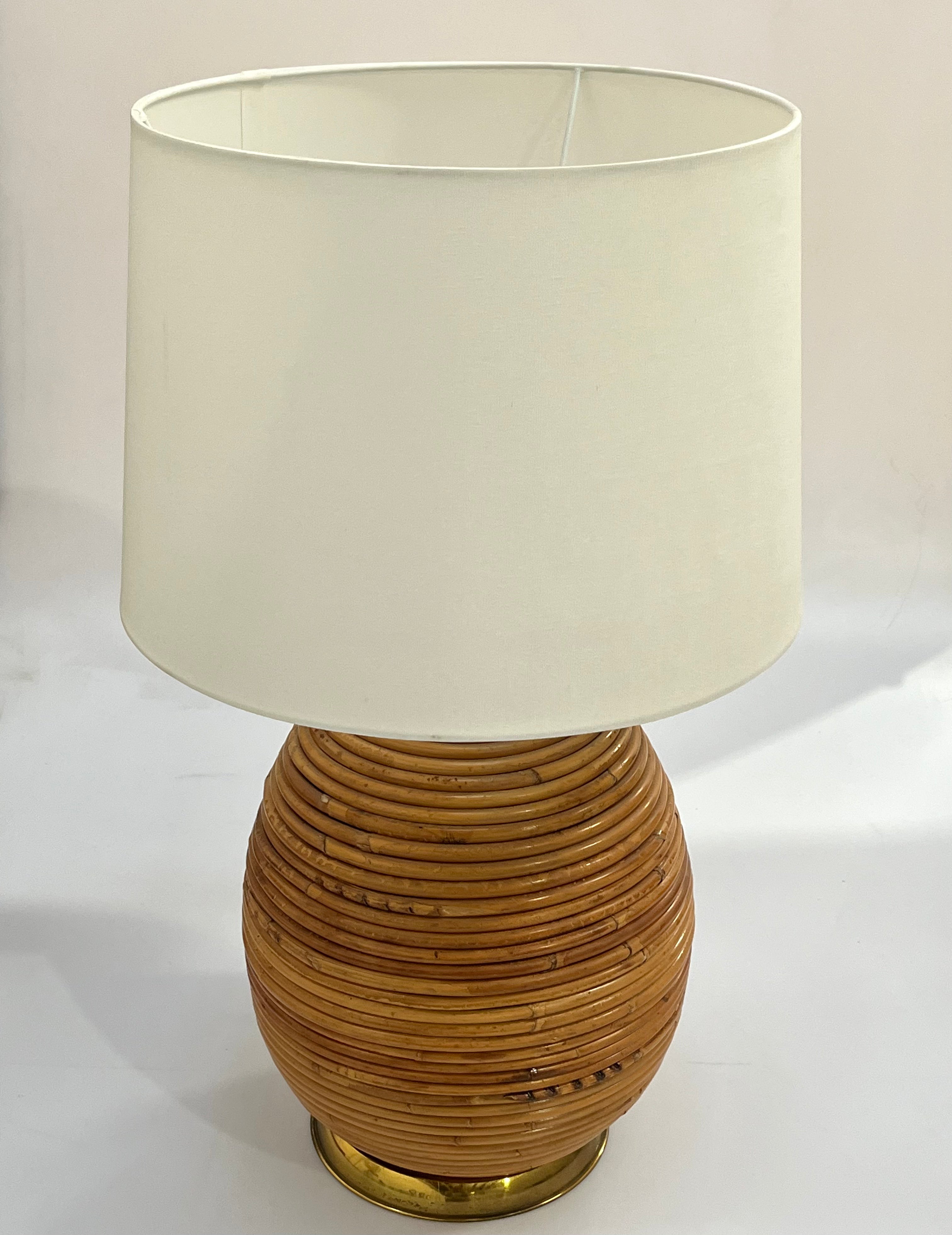 Vintage Italian Gabriella Crespi Style Lamp