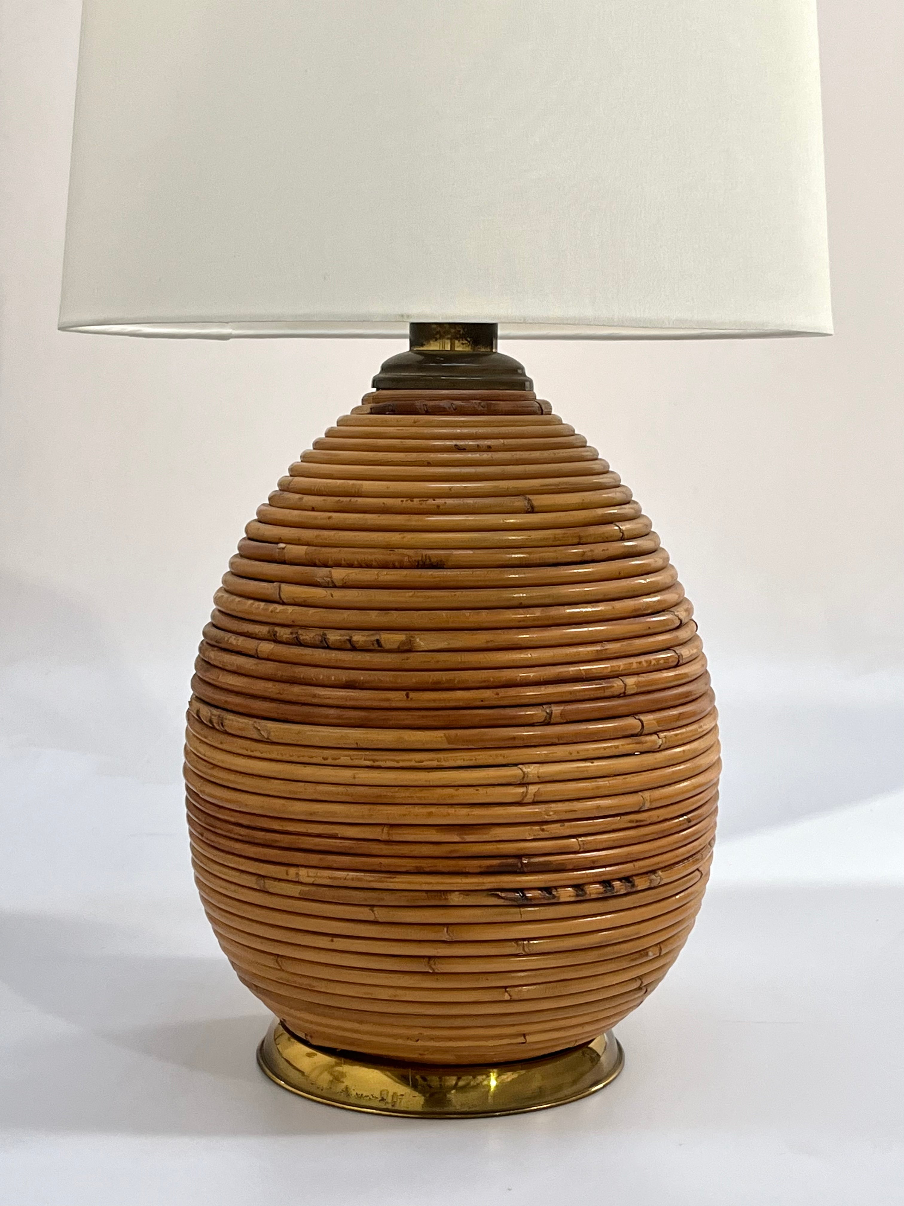 Vintage Italian Gabriella Crespi Style Lamp
