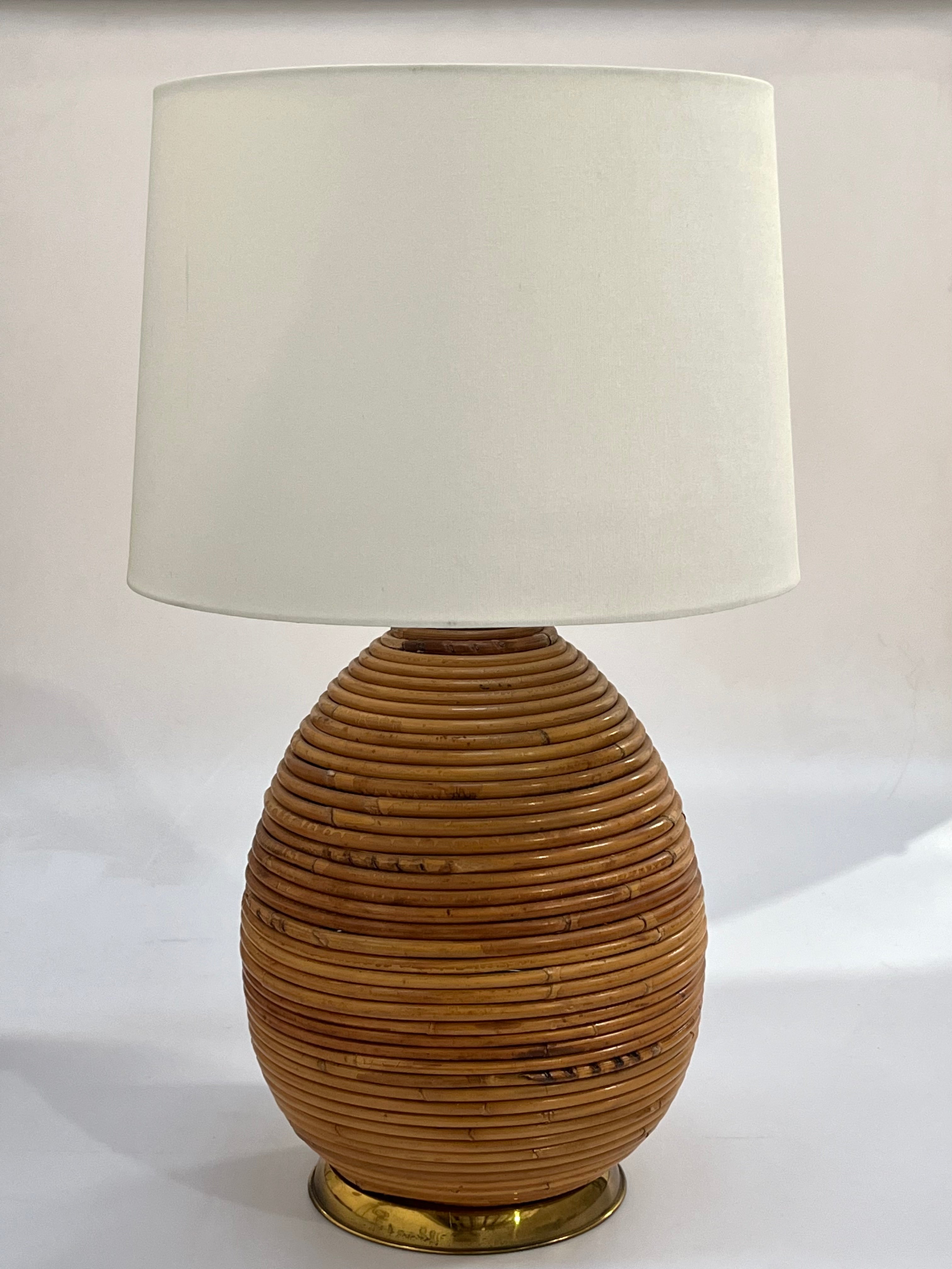 Vintage Italian Gabriella Crespi Style Lamp