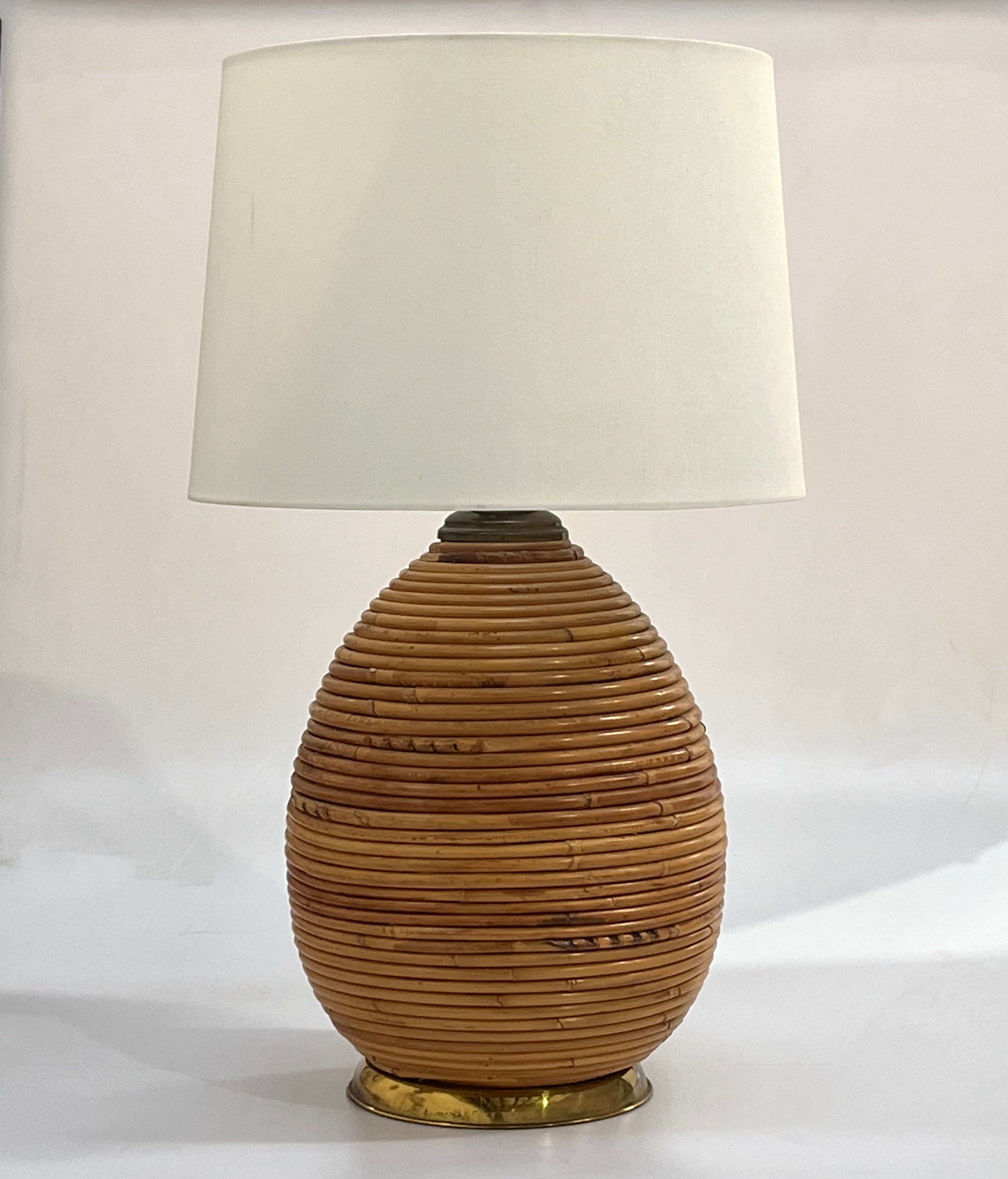 Vintage Italian Gabriella Crespi Style Lamp