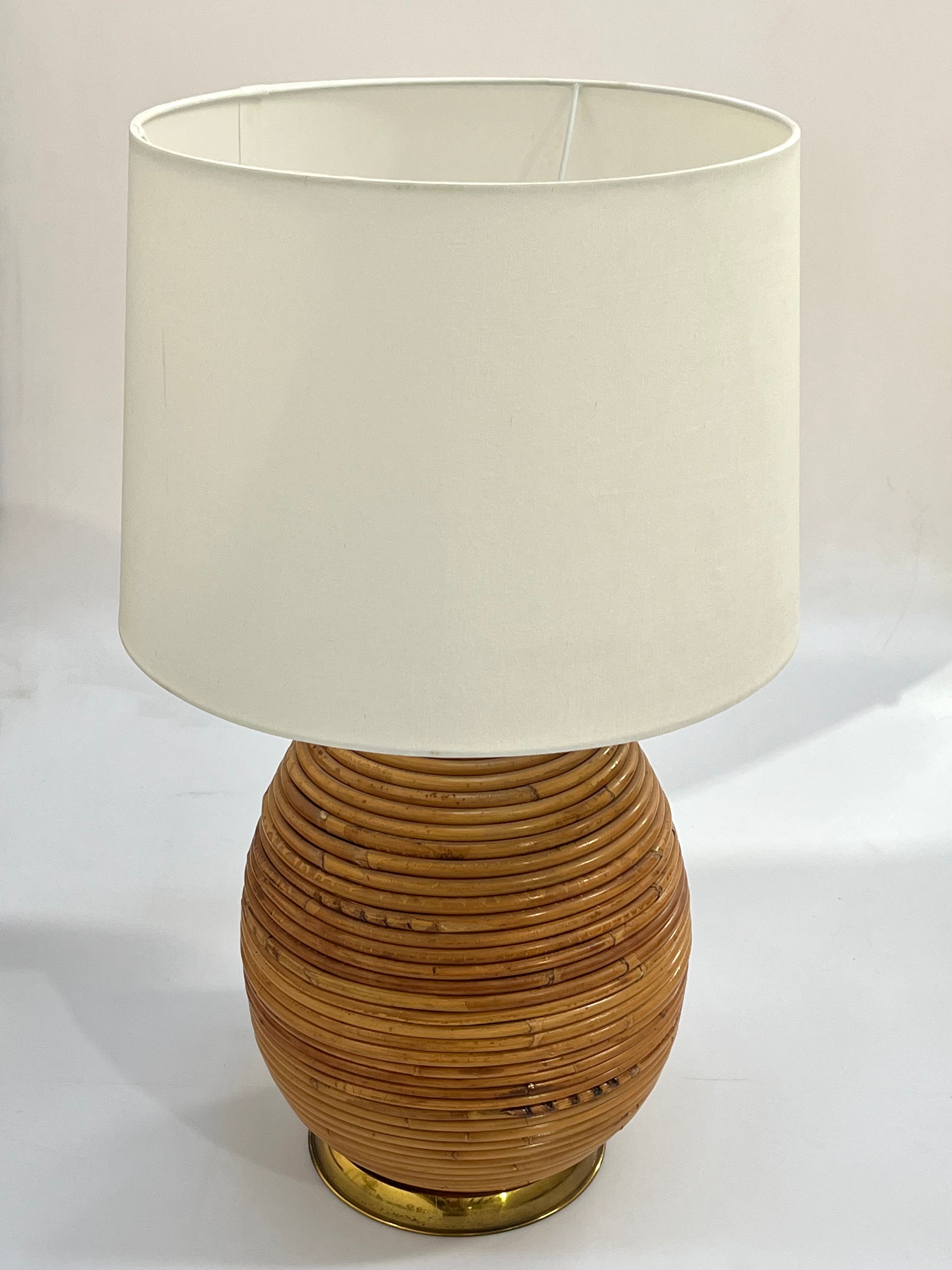 Vintage Italian Gabriella Crespi Style Lamp