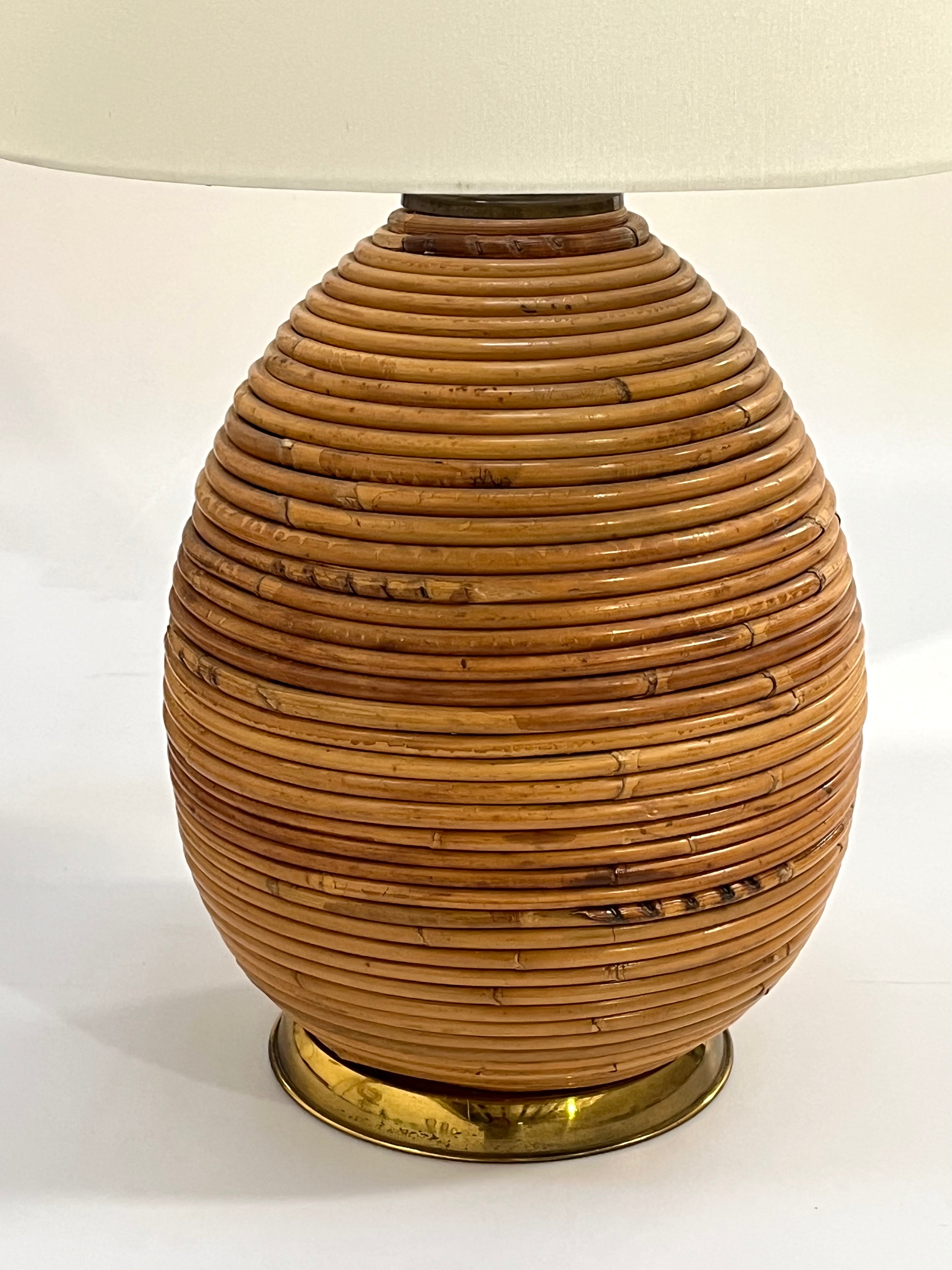 Vintage Italian Gabriella Crespi Style Lamp