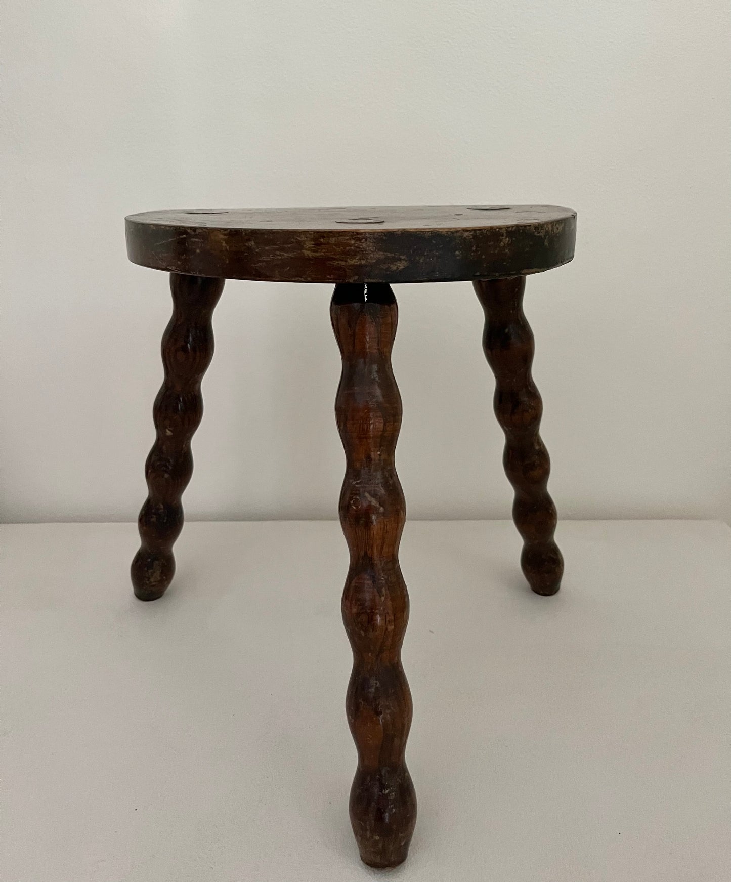 Vintage French Bobbin Tabouret