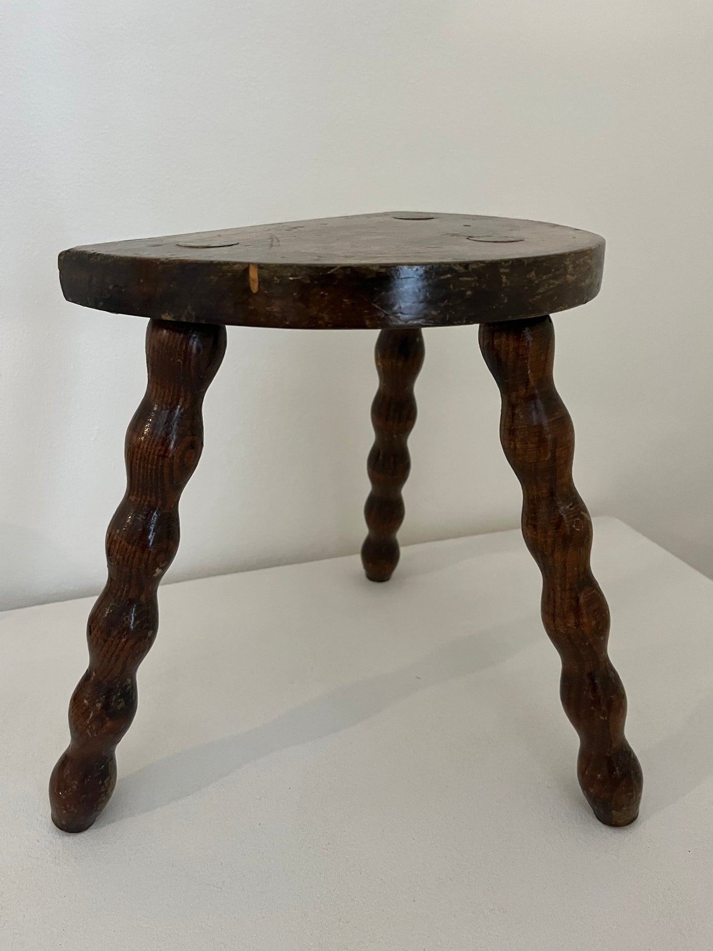 Vintage French Bobbin Tabouret